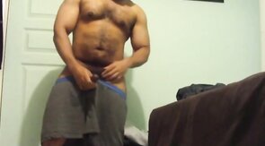 Black Cub Masturbating Solo