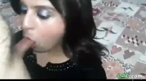 Daddy Skull-Fucks Skinny Crossdresser