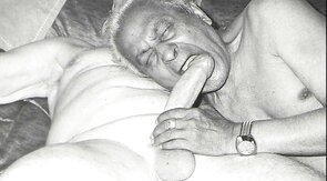 Amateur Video: Older Gay Man in Suspenders