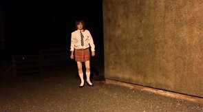 Sissy Schoolgirl Cathy's Outdoor Adventure