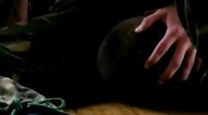 Alpha Military Man Dominates Sub with Farts