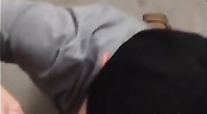 Verbal Daddy Gets a Blowjob on the Stairway