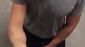 Verbal Daddy Gets a Blowjob on the Stairway