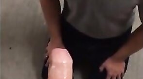 Verbal Daddy Gets a Blowjob on the Stairway