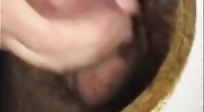 Big Cock Blowjob at GH: Shooting on Cocksucker's Tongue