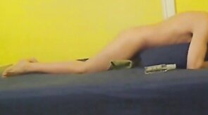 Fleshlight Fun: Pillow Humping with a Happy Ending!