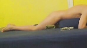 Fleshlight Fun: Pillow Humping with a Happy Ending!