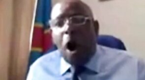 Mature Congolese Minister Daddy Barebacks His Assistant