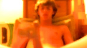 Hot Twink in Sexy Undies Strokes it on Webcam!