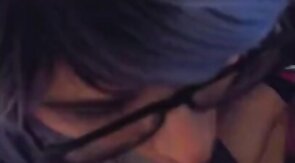 Big Black Cock Blowjob for a Sissy Crossdresser