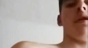 Webcam Twink Jock Strokes His Big Cock