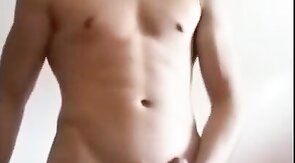 Webcam Twink Jock Strokes His Big Cock