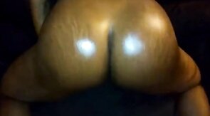 Thick Black Bareback Amateur Takes Big Cock