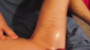 Electro Stimulation - Huge Hands Free Cum with Oiled Cock