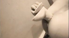 Twink Takes a Big Dildo Balls Deep