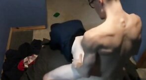 Big-Cock Nerd Barebacks Jock