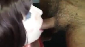 Crossdresser Linda Sucks and Swallows Big Cock