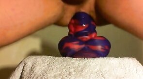 Anal Fun with Flint the Bad Dragon: Amateur Gay Fisting Video