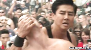 Folsom Street Fair Gay BDSM Public Orgy