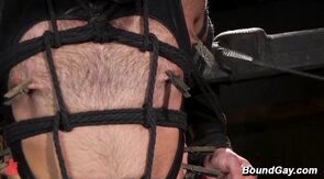 Mason Lear Bound And Gagged Hard BDSM