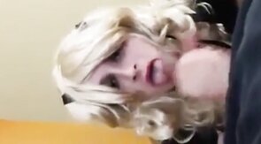 Sissy Takes Black Cock - Interracial Amateur Blowjob