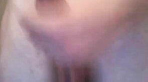 Twink Strokes Small Cock in Friend's Bathroom