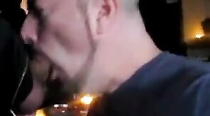 Amateur Daddy Swallows Big Cock in Suit