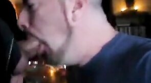 Amateur Daddy Swallows Big Cock in Suit