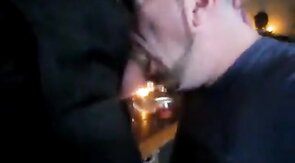Amateur Daddy Swallows Big Cock in Suit