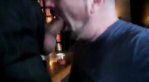 Amateur Daddy Swallows Big Cock in Suit