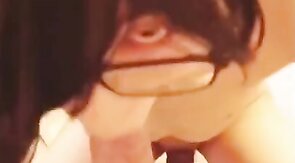 Sweet Asian Crossdresser Blows Amateur Cock