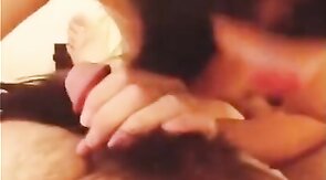 Sweet Asian Crossdresser Blows Amateur Cock