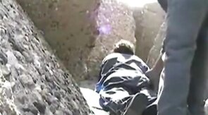 Bareback in a Beach Cave with Daddy Bears