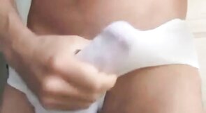 Big Cock Bulging Out of Briefs