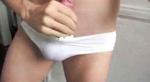 Big Cock Bulging Out of Briefs