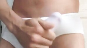 Big Cock Bulging Out of Briefs