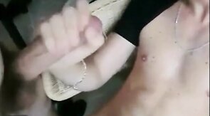 Big-Cock Handjob Twinks Stroke Each Other's Huge Cocks