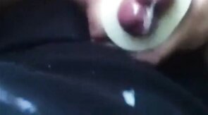 Twinks Playing with a Cock Sleeve and Cumming Hard
