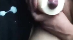 Twinks Playing with a Cock Sleeve and Cumming Hard