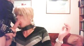 Clothed Crossdressers Suck Each Other Off