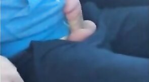 Wanking and Cumming with a Buddy in the Car