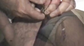 First Time with Pad in Panties - Vintage Amateur Crossdresser Fun!