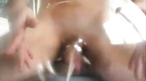 Pop! Goes the Condom Balloon with a Big Cock