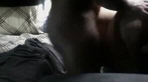 Big Black Cock Bareback in a Truck Rig