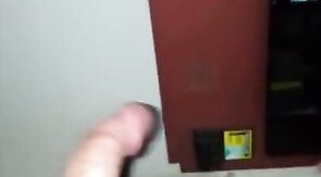 Big Cum Shot in a Sex Shop Booth: Rope's Solo Adventure