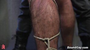 Hot Muscular Stud Bound And Sucked