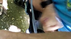 Group Sex in the Park with Three Amateur Men