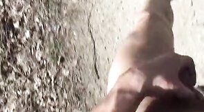 Outdoor Handjob Overlooking the Highway