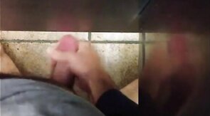 Sucking a Stranger's Cock Under the Stall