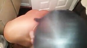 Thug's Blowjob Thirst Quenched by a Black Twink